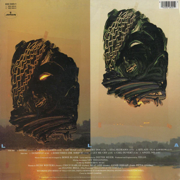 Yello – Stella (G+/VG+) – LP, Australasia - Image 2