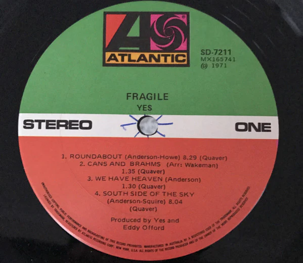 Yes – Fragile (VG+/VG+) – LP, AU 1972 - Image 5
