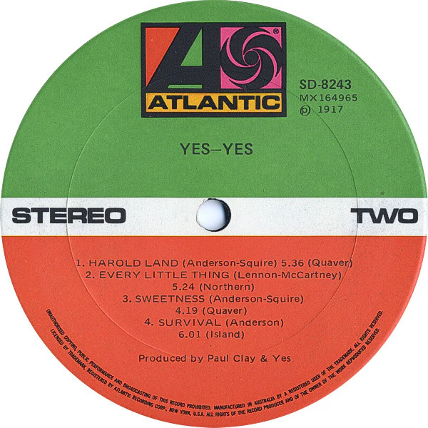 Yes – Yes (VG/VG+) – LP, AU 1971 - Image 4