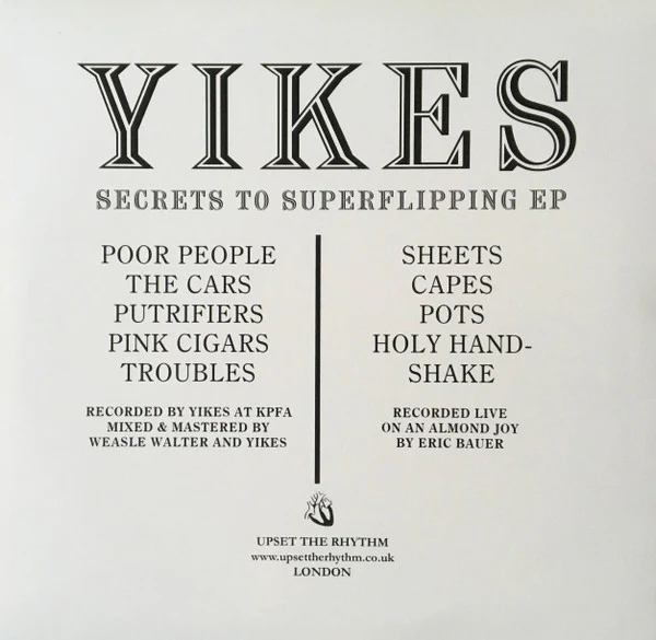 Yikes – Secrets To Superflipping EP (E/E) – 10", UK 2006 - Image 2