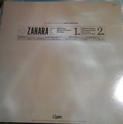 Zahara – Flight Of The Spirit (VG+/VG+) – LP, US 1983 - Image 3