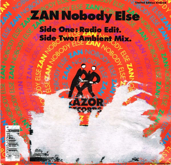 Zan – Nobody Else (E/E) – 7", AU 1991 - Image 2