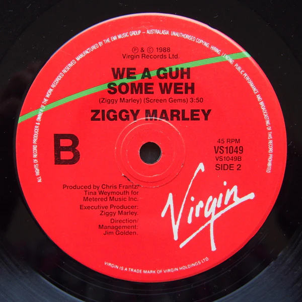Ziggy Marley And The Melody Makers – Tomorrow People (VG+/VG+) – 7", AU 1988 - Image 4