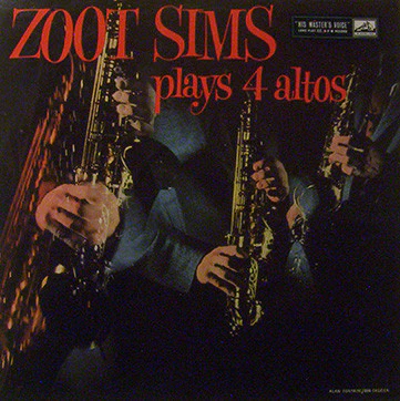 Zoot Sims – Zoot Sims Plays Four Altos (VG/VG) – LP, UK 1957